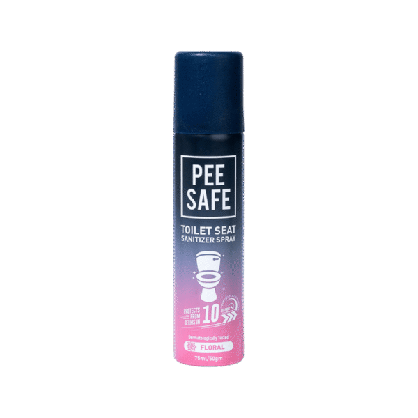 Pee Safe Toilet Seat Sanitizer Spray (Floral)