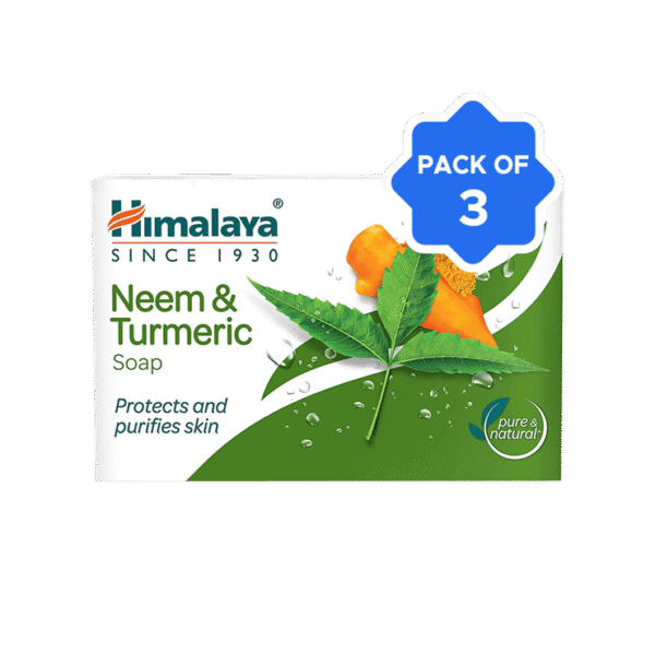 Himalaya Neem & Turmeric Soap 125 g - Pack of 3