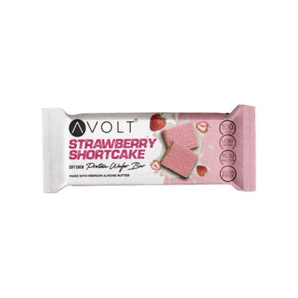 Avolt Strawberry Shortcake 15.2g Protein Wafer Bar