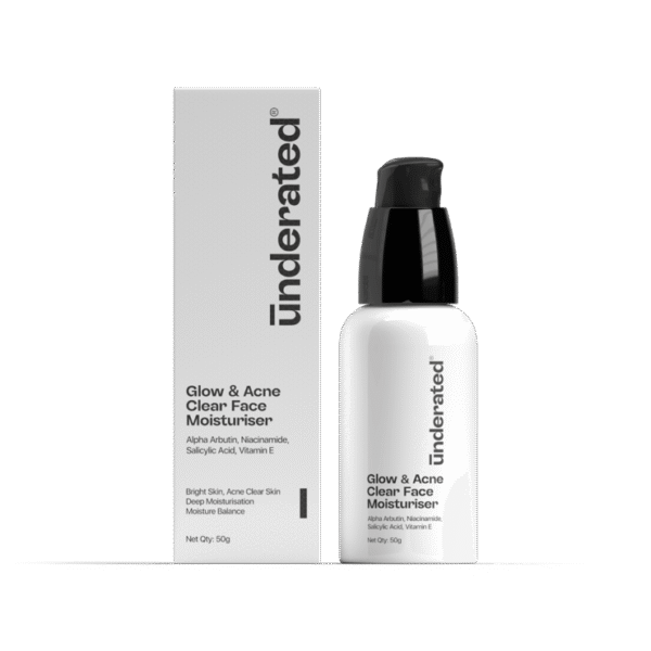 Underated Glow & Acne Clear Face Moisturizer