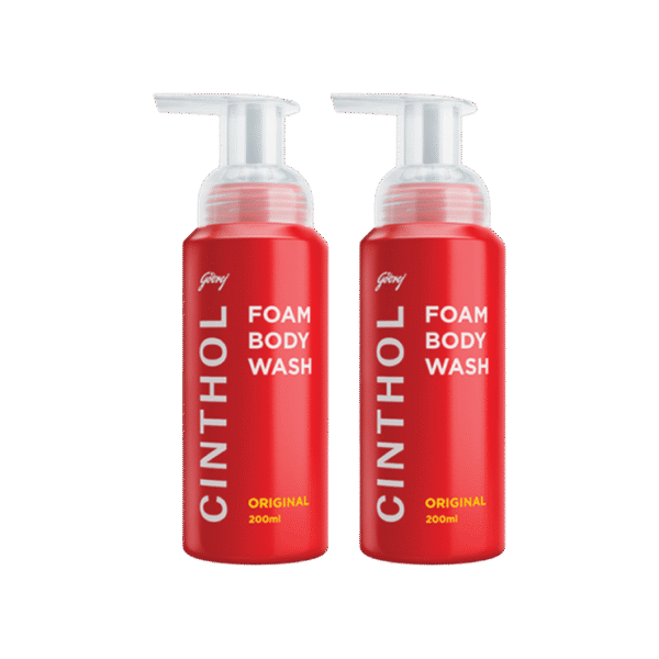 Cinthol Foam Body Wash - Original - Pack of 2