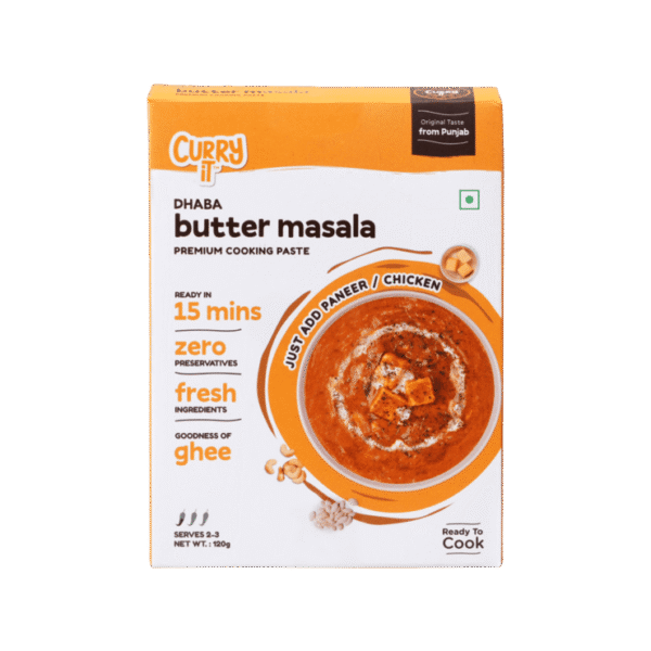 Curryit Dhaba Paneer Butter Masala Premium Cooking Paste