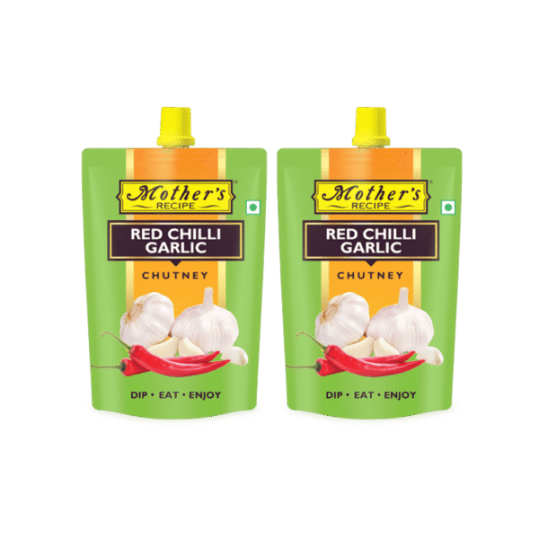 Mother's Recipe Red Chilli Garlic Chutney - Pack of 2