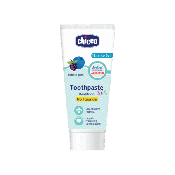 Chicco Bubblegum Kids Toothpaste (No Fluoride)