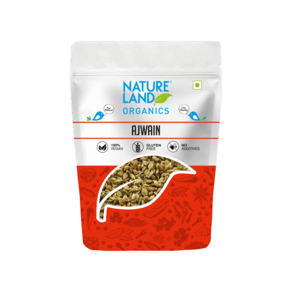 Natureland Carom Organic Ajwain Seeds