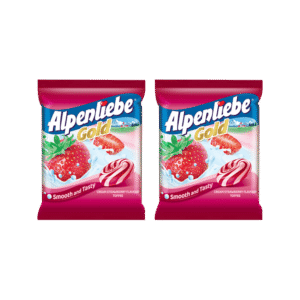 Alpenliebe Gold Cream Strawberry Candy (90 Pieces) - Pack of 2