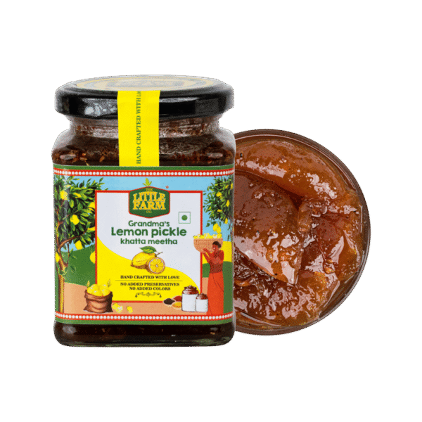 The Little Farm Co. Lemon Khatta Meetha Pickle