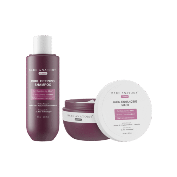Bare Anatomy Curl Defining Shampoo +  Curl Enhancing Hair Mask Combo
