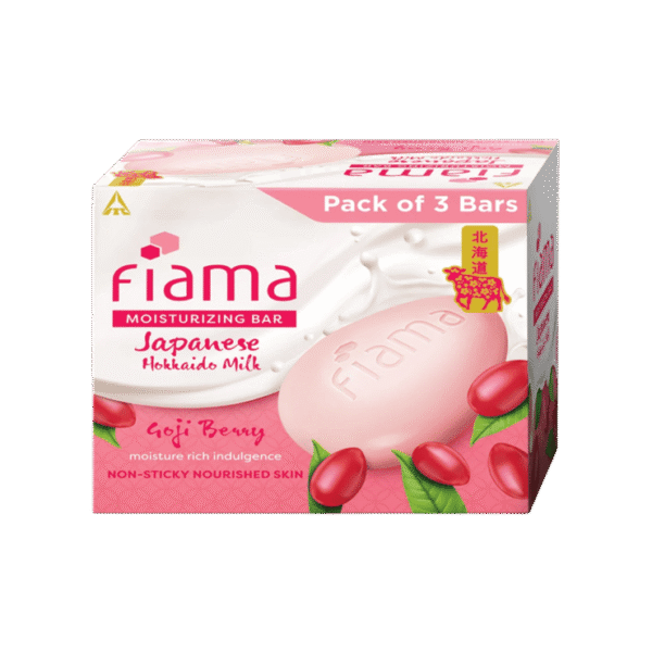 Fiama Japanese Hokkaido Milk & Goji Berry Moisturizing Soap Bars