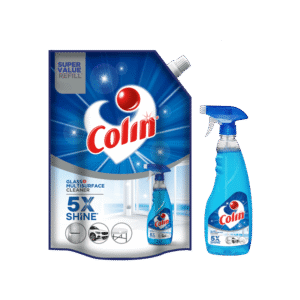 Colin Glass Cleaner (500 ml) +  Glass Cleaner (1 l) Combo