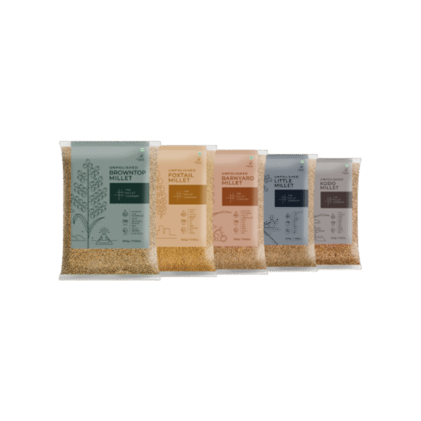 The Millet Company Unpolished Millet Combo