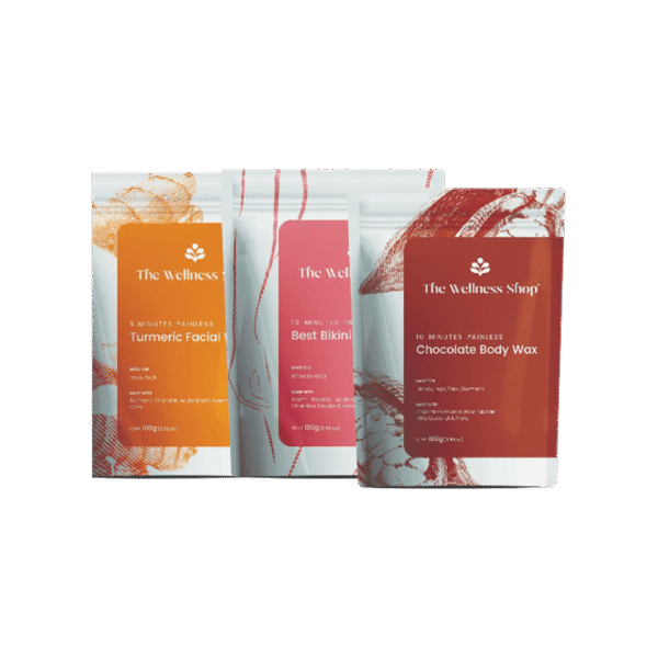 The Wellness Shop Turmeric Facial, Chocolate Body & Bikini Wax Powder