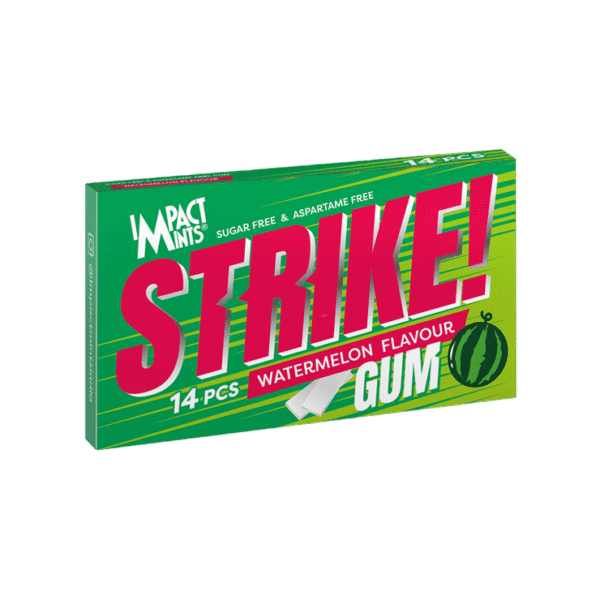 Impact Strike Watermelon Chewing Gum