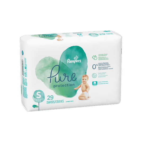 Pampers Pure Protection Baby Diaper (Small)