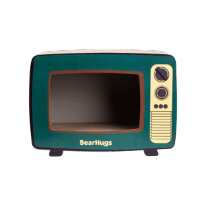 BearHugs Retro TV Cat Scratcher & Hideout (Multicolour)