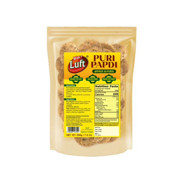 Wah Luft Puri Papdi, (Approx 50 puris)