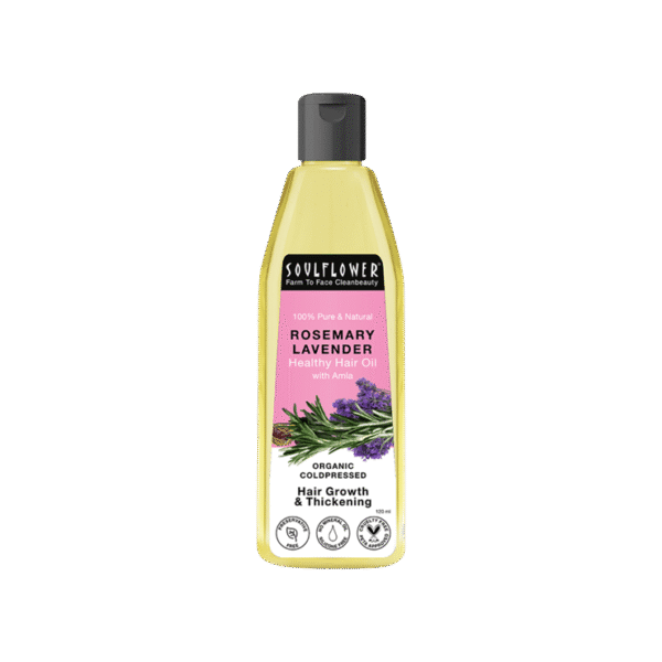 Soulflower Rosemary Lavender Hair Oil