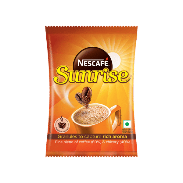 Nescafe Sunrise Instant Coffee Powder, Strong Taste, Coffee-Chicory Mix
