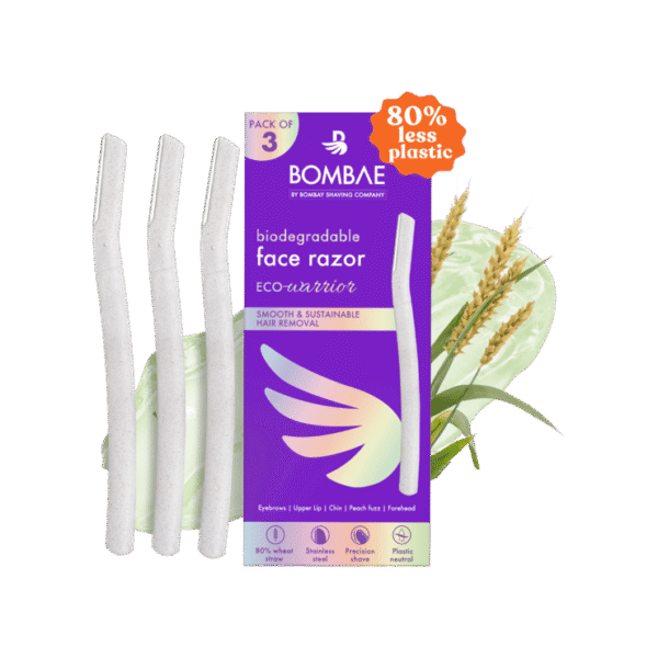 Bombae Biodegradable Face Razor for Women