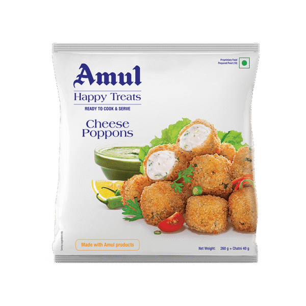 Amul Happy Treats Poppon Cheese Nuggets