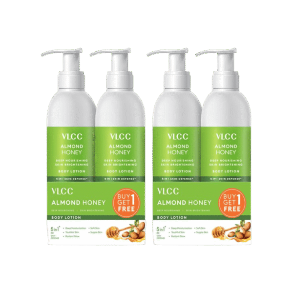 VLCC Almond Honey Deep Nourishing Skin Brightening Body Lotion - Buy 1 Get 1 Free - Pack of 2