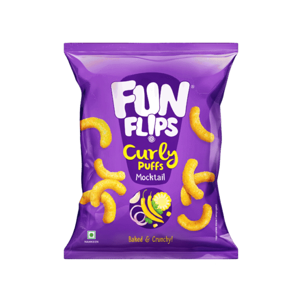 Fun Flips Baked & Crunchy Mocktail Curly Puffs