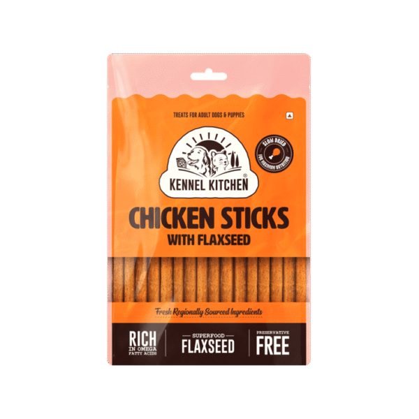 Kennel Kitchen Chicken Stick with Flaxseed Dog Treat