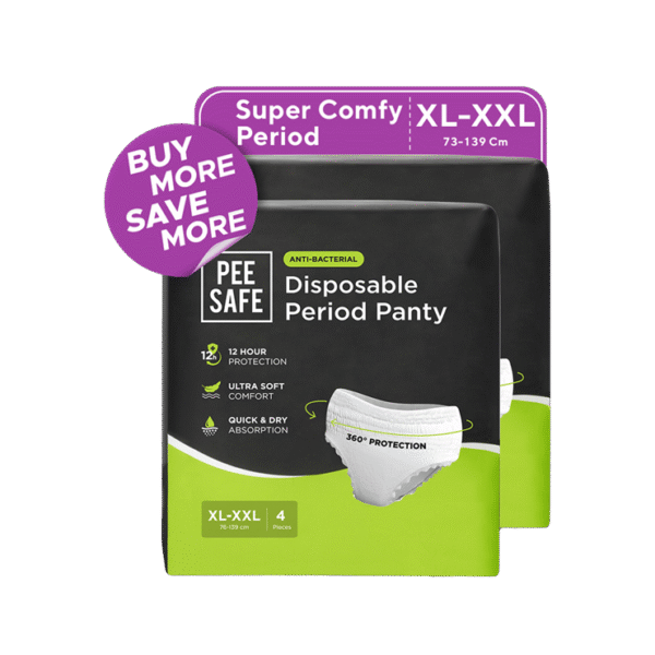 Pee Safe Comfort Period Panty - Pack of 2