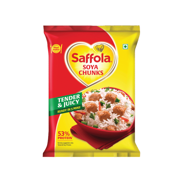 Saffola Soya Chunks - Tender & Juicy