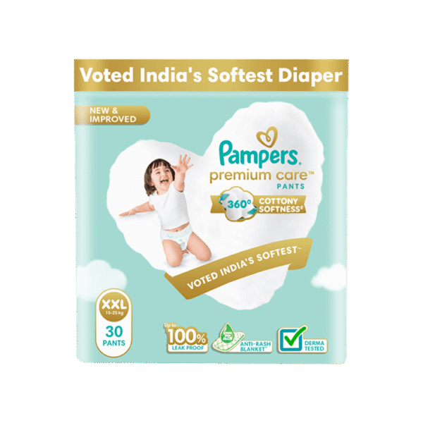 Pampers Premium Care Baby Diaper (Pants, XXL, 15-25 kg)