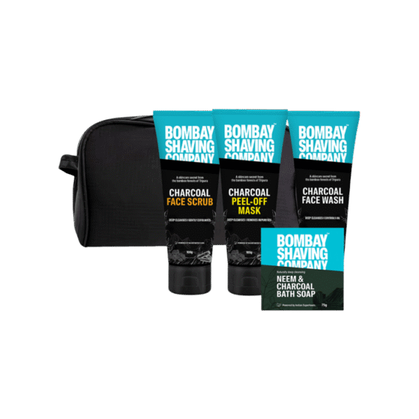 Bombay Shaving Company Charcoal Facial Gift Set