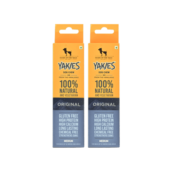HUFT Yakies Chew Bone Dog Treat (Large, 12 weeks and above) - Pack of 2
