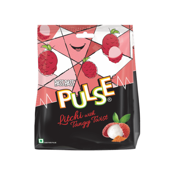 Pulse Litchi with Tangy Twist Candy