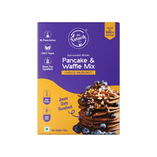 THE NATURIK CO Millet Choco Hazelnut Waffle & Pancake Mix