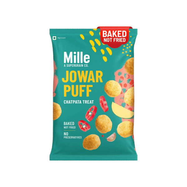 Mille Jowar Puffs (Chatpata Treat)