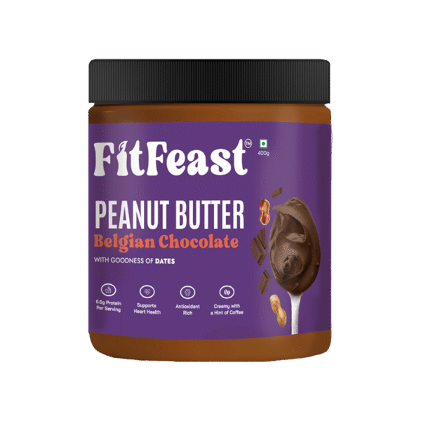 Fitfeast Belgian Chocolate Creamy Peanut Butter