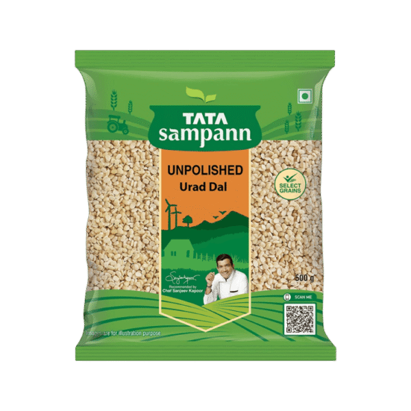 Tata Sampann Unpolished Split Urad Dal (Dhuli)