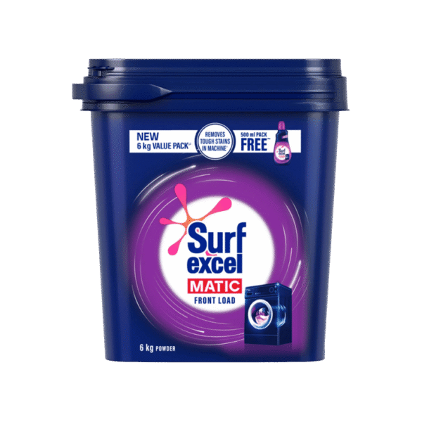 Surf Excel Front Load Detergent Powder - 500 ml Pack Liquid Free Inside