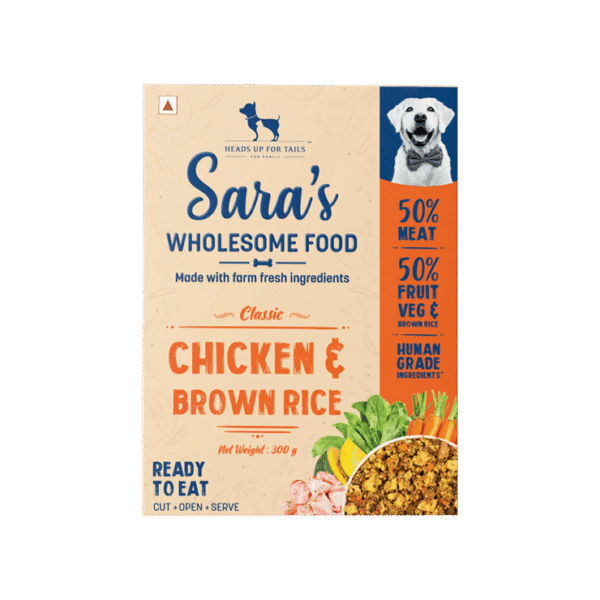 HUFT Sara's Wholesome Dog Wet Food - Classic Chicken & Brown Rice