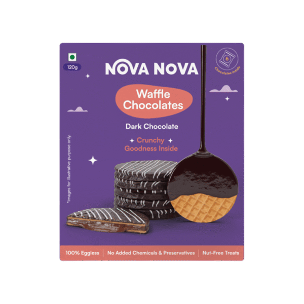 Nova Nova Waffle Chocolate - Dark Chocolate