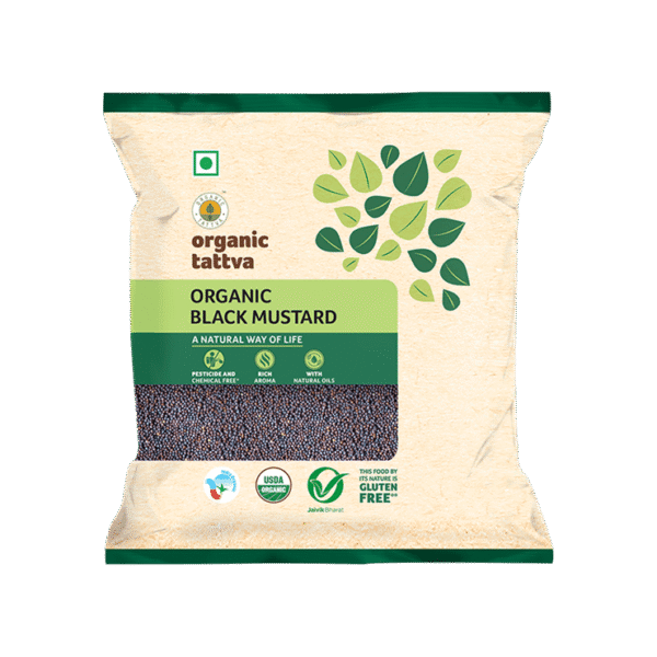 Organic Tattva Black Organic Mustard Seeds