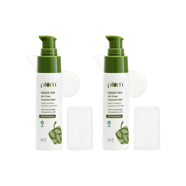 Plum Green Tea Oil & Fragrance Free Moisturizing Cream - Pack of 2