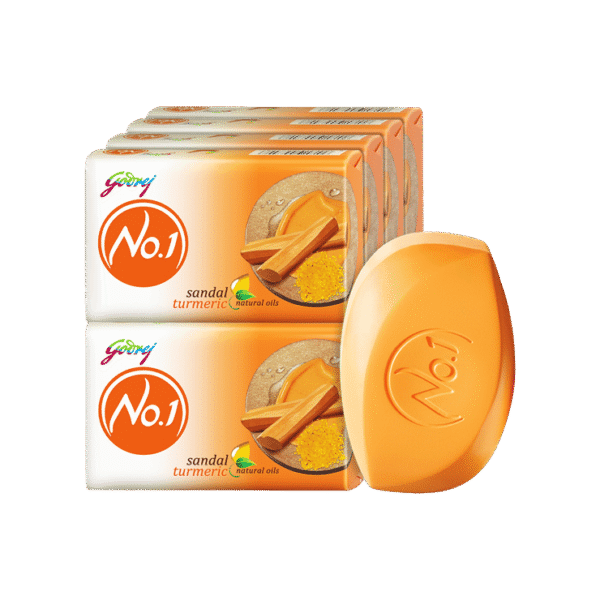 Godrej No.1 Sandal & Turmeric Soap (9 x 150 g)