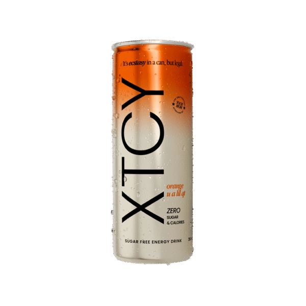 XTCY Orange u a lil qt Energy Drink