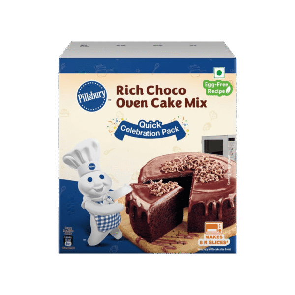 Pillsbury Rich Choco Oven Cake Mix (Egg less)