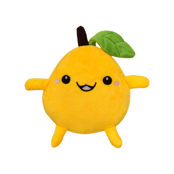 Super Pet Mango Plush Dog Toy (Yellow)
