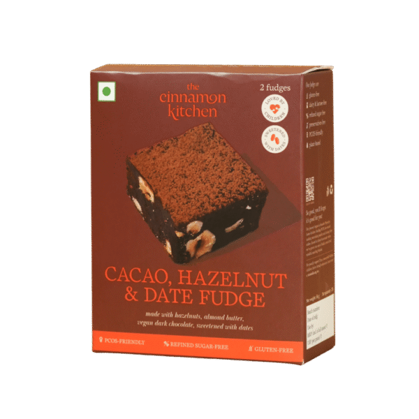 The Cinnamon Kitchen Cacao, Hazelnut & Date Fudge Brownie
