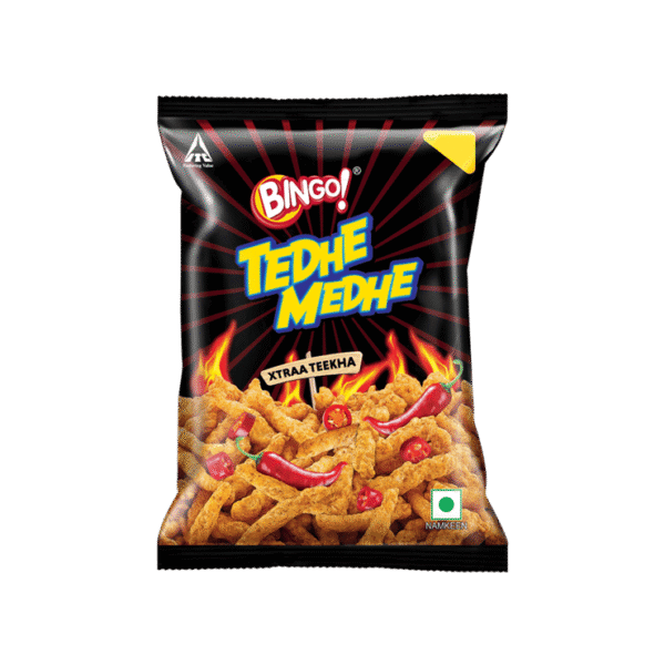 Bingo Tedhe Medhe Xtraa Teekha Crisps