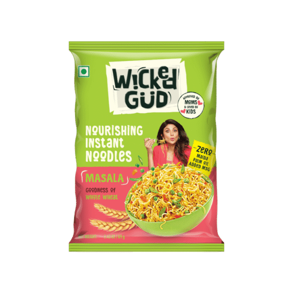 WickedGud Masala No Maida & No Oil Instant Noodles