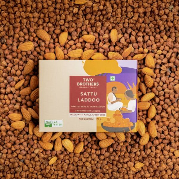 Sattu & Jaggery Laddu Box by Two Brothers